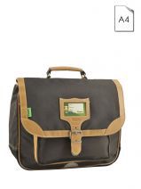 Cartable Tann's Gris kid classic GIB35C2