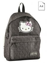 Rugzak Hello kitty Zwart basic roll HGE22037