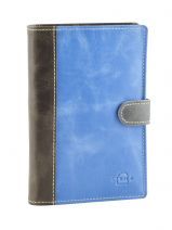 Portefeuille Etrier Bleu tricolor 600571