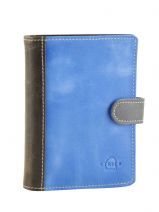 Portefeuille Etrier Bleu tricolor 600143