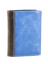 Portefeuille Etrier Bleu tricolor 600142