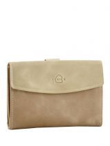 Porte Monnaie Etrier Beige tricolor 600564