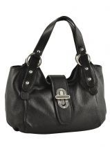 Sac � Main Petits prix cuir Noir caviar 8041