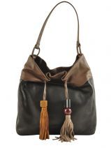 Sac � Main Sonia rykiel Marron pompom 8154-50