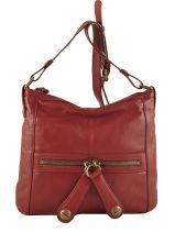 Sac Bandouli�re Gerard darel Rouge st germain 866-400