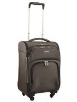Trolley 4 Roues Hybride 53cm Etrier Grijs e-light CT345-S