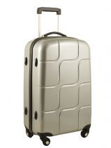 Valise 4 Roues Rigide 62cm Etrier Grijs london PC003-M