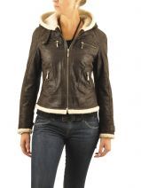 Blouson Femme Leatherfield Marron chaud 20