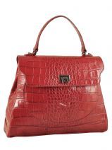 Sac � Main Nathan baume Rouge il coco IC11-68