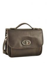 Sac Bandouli�re Lancaster Marron soft vintage kyla 5759