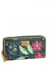 Porte Monnaie Oilily Vert paisley flower ES1232