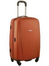 Valise 4 Roues Rigide 60cm Samsonite Orange bright lite diamond U25003 Valise 4 roues