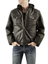 Blouson Homme Leatherfield Noir basic and sport 7534-HL