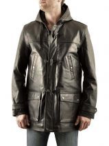 Veste Homme Schott Zwart city longo LC1371