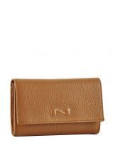 Porte Monnaie Nathan baume Marron original n 134N