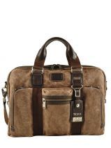 Boekentas Tumi Bruin alpha bravo 92611