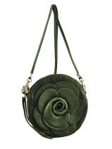 Sac Bandouli�re Petits prix cuir Vert sauvage 1811
