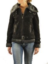 Blouson Femme Leatherfield Noir bombers 00022