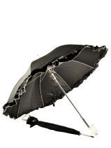 Paraplu Isotoner Zwart les cannes 9319