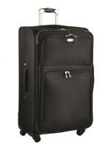 Valise 4 Roues Souple 77cm Travel Noir sydney BN3336-L