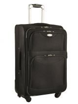 Valise 4 Roues Souple 67cm Travel Noir sydney BN3336-M