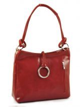 Sac � Main Petits prix cuir Rouge collet 019