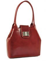 Sac � Main Petits prix cuir Rouge collet 06
