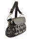 Sac Bandouli&egrave;re Armani jeans Noir ecopelle stampa R5282 vue secondaire 2