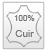 100% cuir